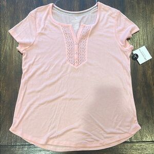 Pink Ribbon Paisley Sleepwear Top